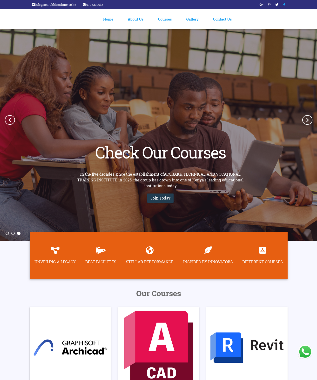 ACCRAKH Institute Website